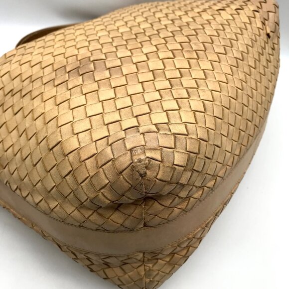 Bottega Veneta Pinecone Woven Leather Hop Hobo Bag - Picture 9 of 12